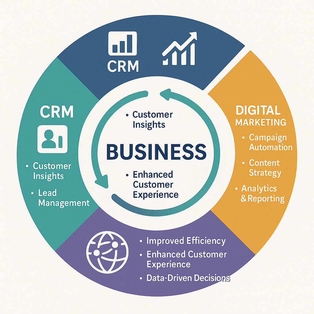 Intergrating digital Marketing & CRM